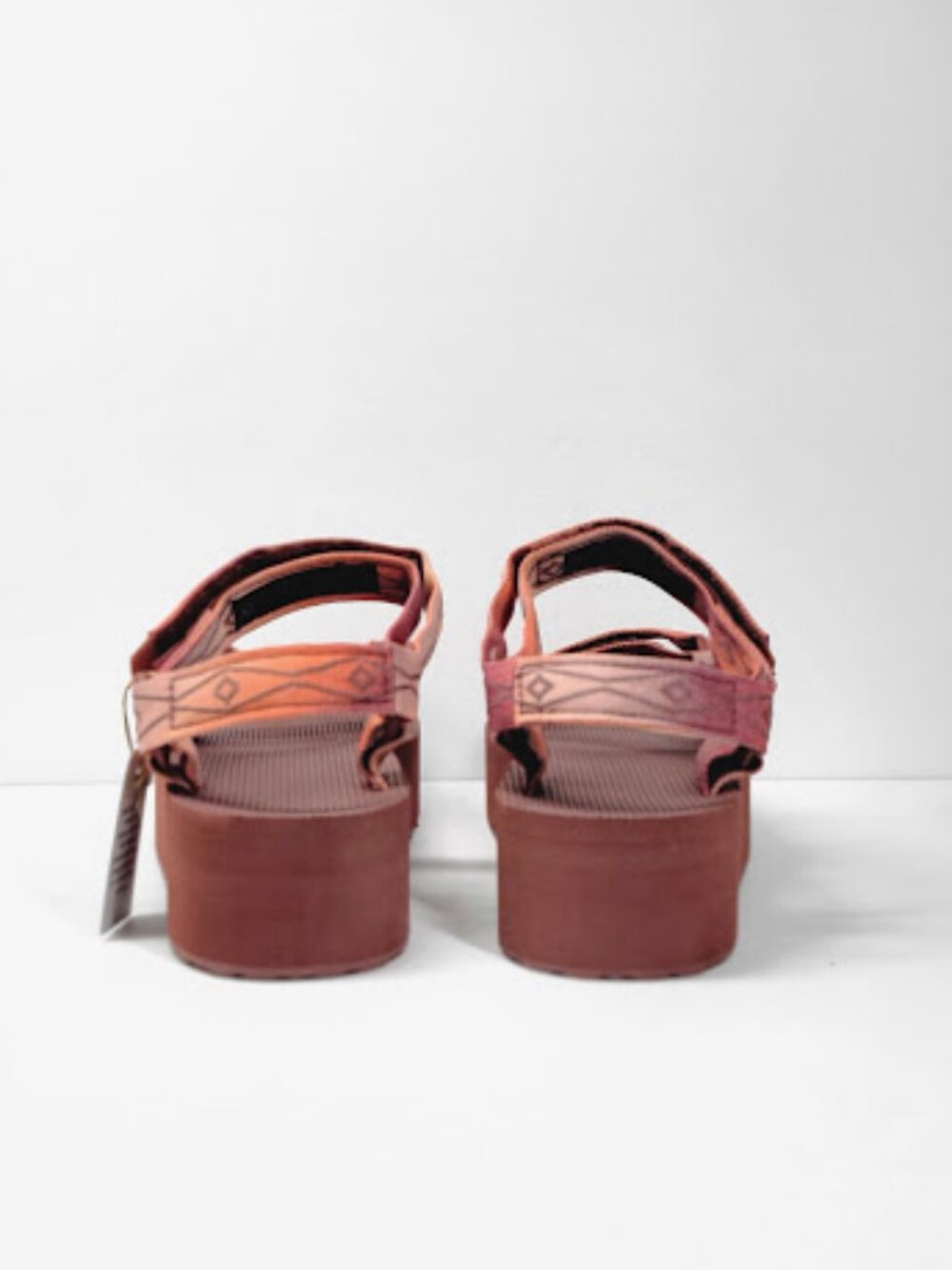 TEVA Flatform Universal Sunscape Sandals Women’s Sz 10 Pink Orange Platform NWT - Picture 7 of 10